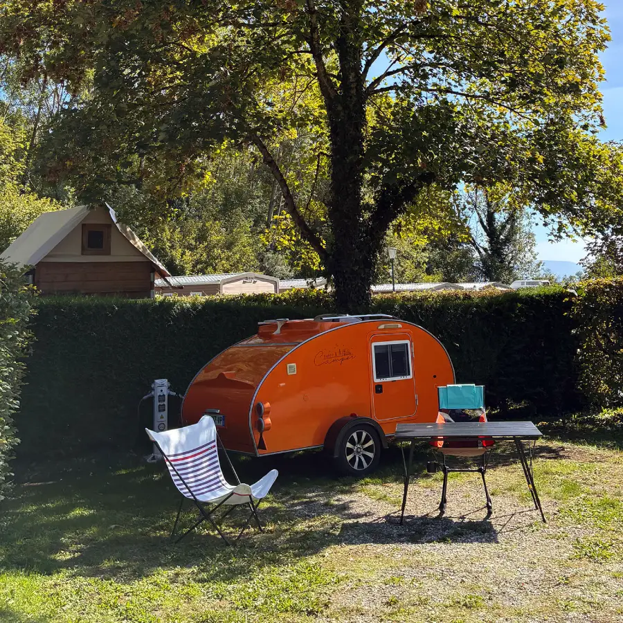 emplacement étape vélo lac Léman